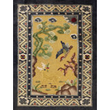 Hand Knotted Silk Area Rug
