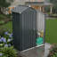 Petite remise de jardin en métal galvanisé, rangement extérieur imperméable avec serrure, assemblage facile