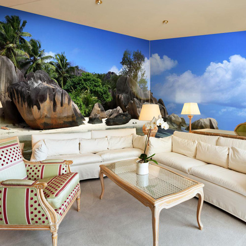 Panneau mural Mills Seychelles Beach L 8,17 pi x l 212 po