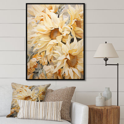 " Vintage Sunflowers Florescence "