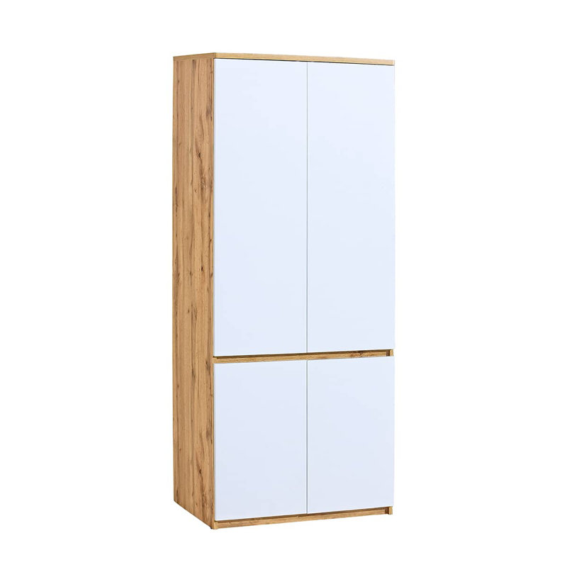 Olamae 1 Door Manufactured Wood Wardrobe