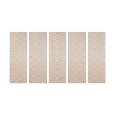 Panneau d'écran décoratif en MDF à peindre 72 po x 24 po - Motif de losanges non finis, 1/8 po d'épaisseur, insert perforé pour décoration murale, portes d'armoire, cloisons et cloisons, paquet de 5