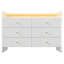 120 cm W Chest of 6 Drawers