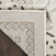 Keeley Oriental Machine Woven Polyester/Polypropylene Area Rug in Cream/Ivory