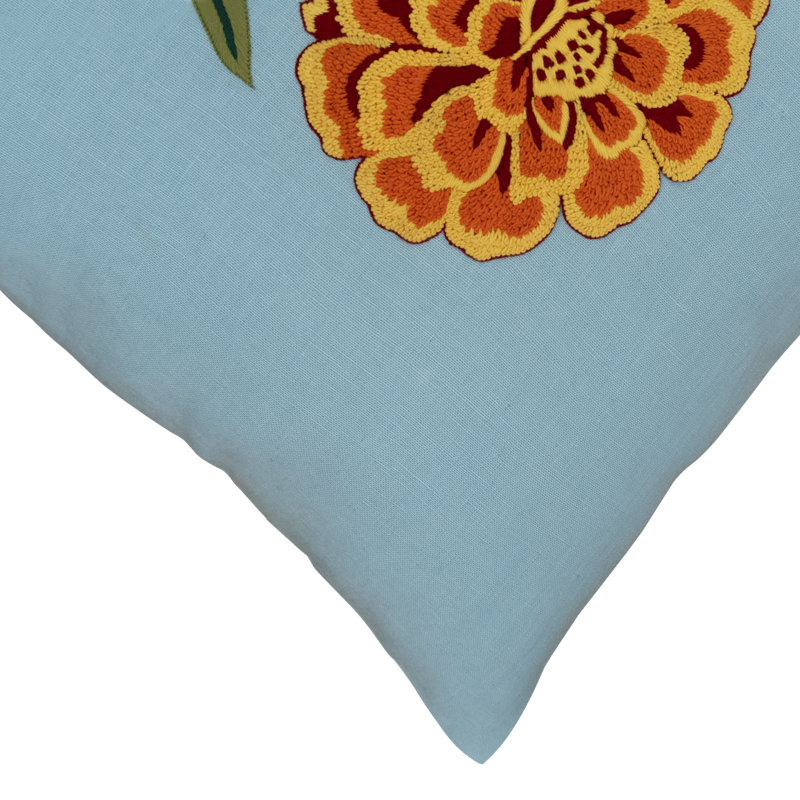 Marigold Majesty Pillow Cover 20x20 Inch