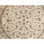 Tapis ivoire et ivoire noué à la main de haute qualité