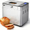 Machine à pain Simzife, machine à pain de 2 livres avec distributeur automatique de fruits et de noix, convient pour 3 tailles de pain et 3 couleurs de croûte, 25 programmes