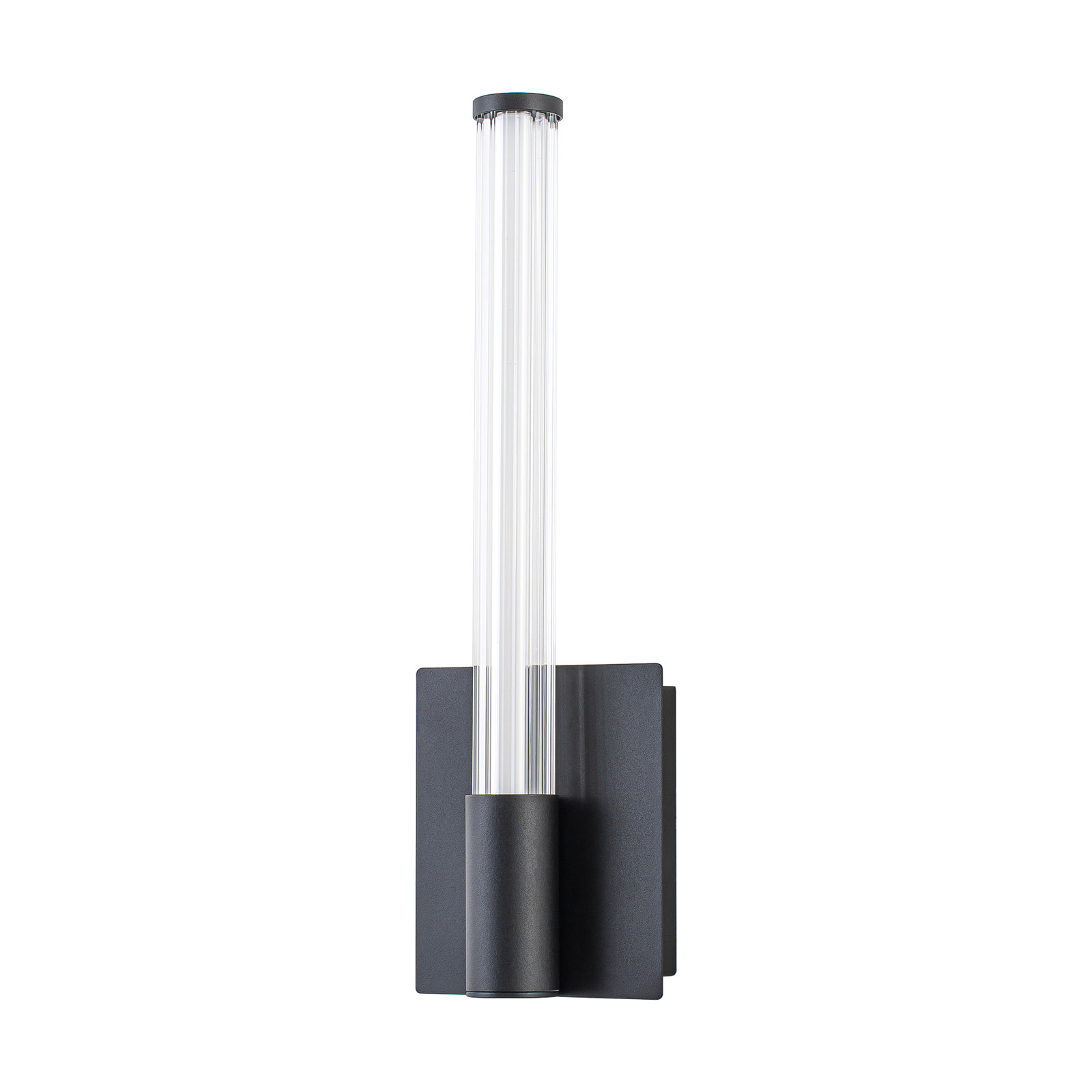 Maxe Dimmable LED Wall Sconce, 16-in, Black