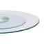 Plateau de table rond en verre trempé transparent 27,56 pouces Pratte-87649782