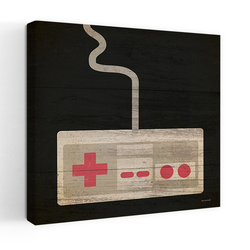 «Gaming Is Life», art contemporain abstrait, H 18 po x l 18 po