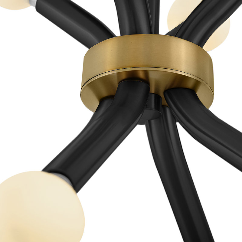  Petit luminaire suspendu Axton, Noir