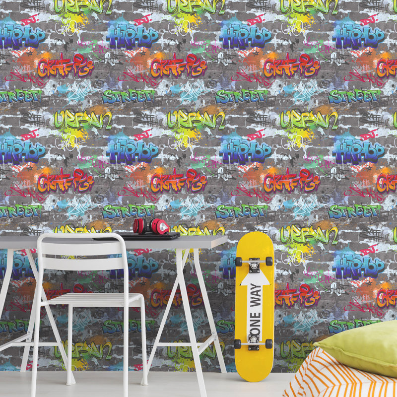 Papier peint Graffiti Wall Street Street