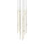 Constellation - Luminaire suspendu rond à DEL 12 po Aries - 2700K - câble 240 po-112694419-112694421-125004670