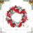 Handcrafted Faux Polyester 24'' Wreath