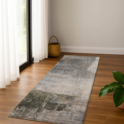 Premium Machine Washable Mayfield Abstract Rug