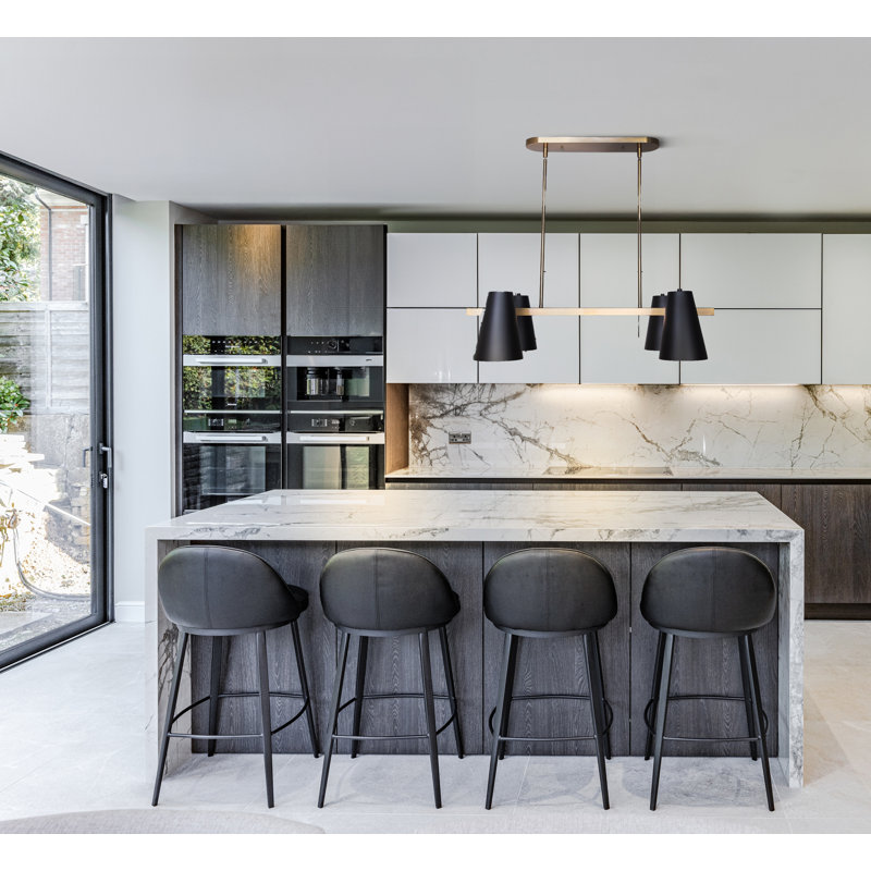 Luminaire suspendu pour îlot de cuisine 4 lumières Bernon