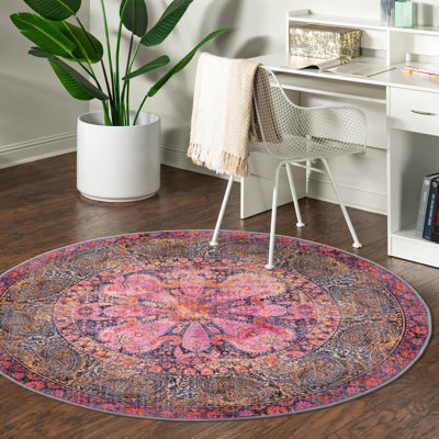 Guth Chenille Washable Oriental Indoor Rug