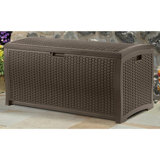 Suncast 99 Gallons Water Resistant Resin Lockable Deck Box