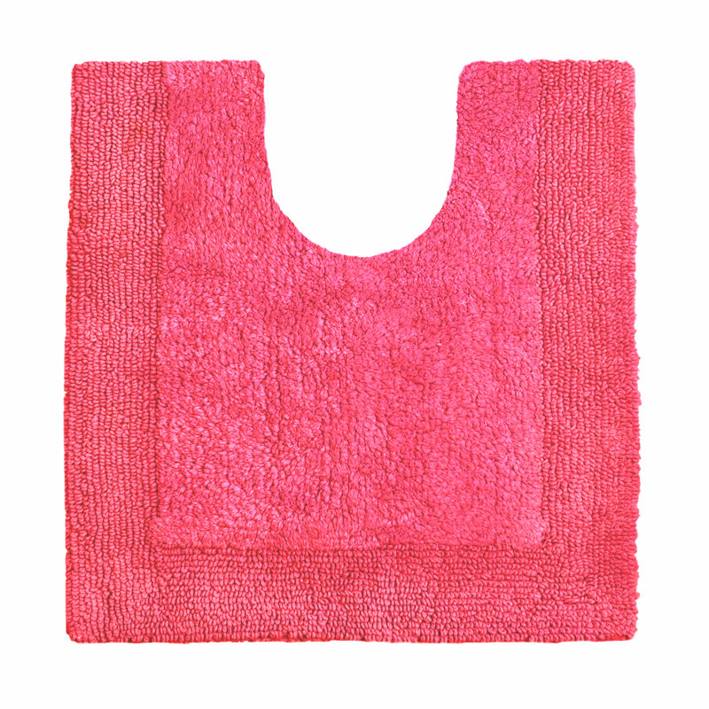 Fredrico Reversible Pedestal Mat, Cerise