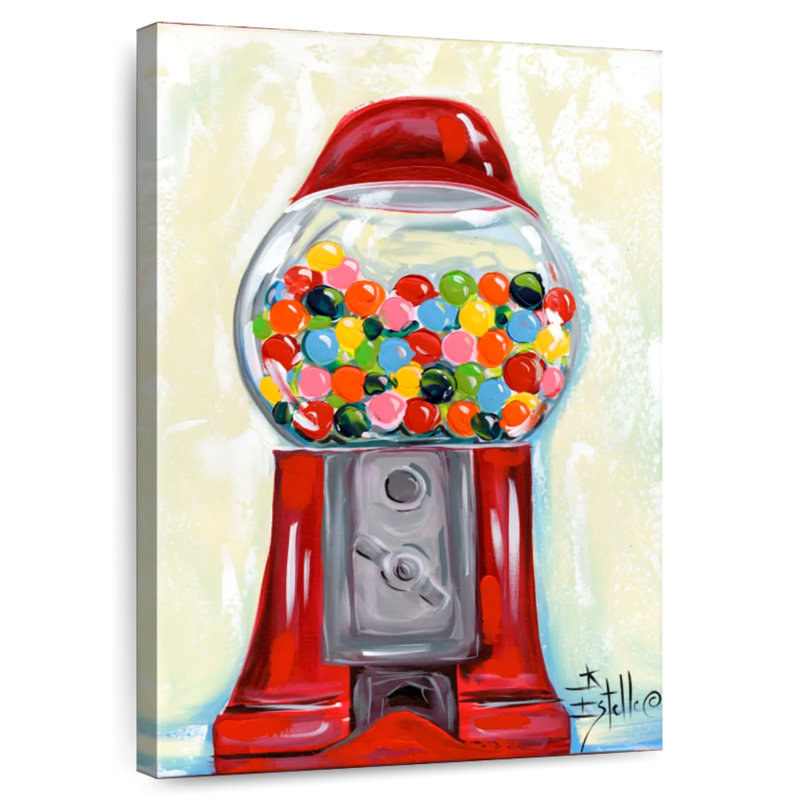 Yarlin Bubblegum Machine, 48" H x 32" W