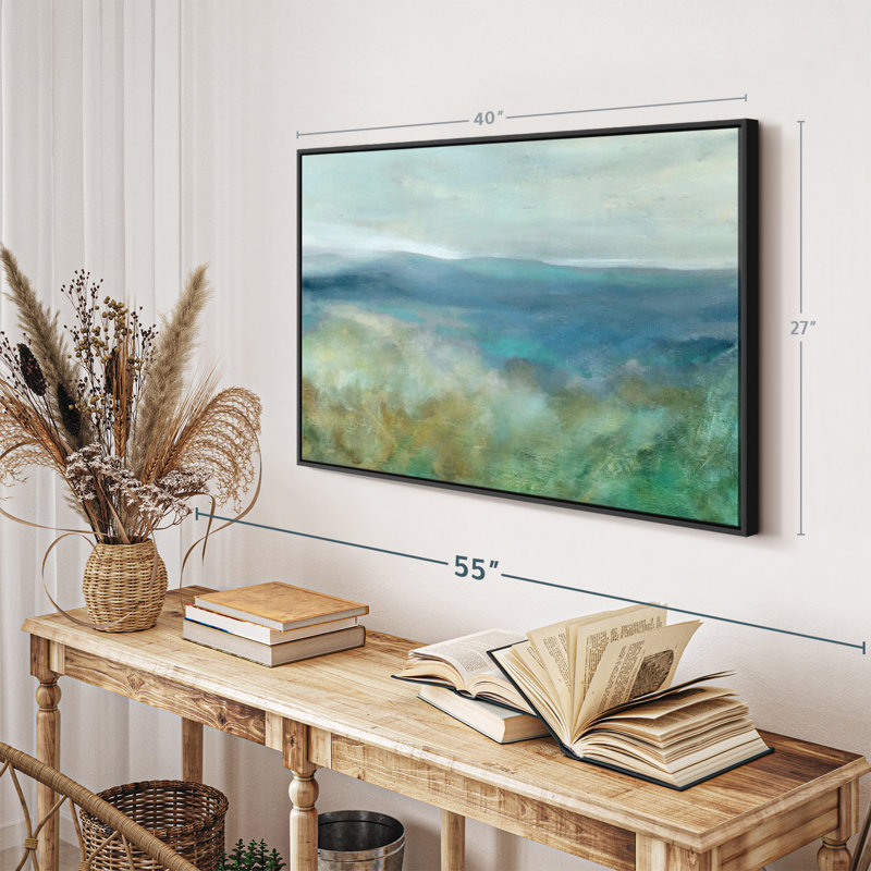 Blue Mountain Overlook Canvas Print, 27" H x 40" W
