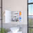 2-Shelf Medicine Cabinet With Mirror
