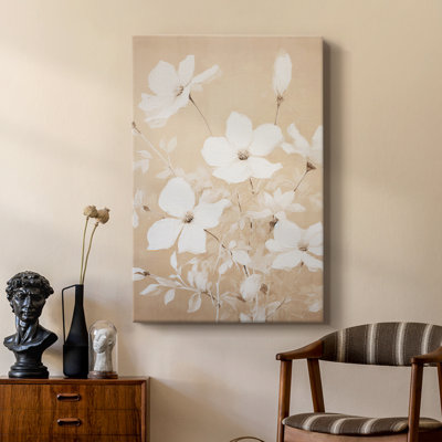 Vintage Floral Print XI -Custom Wrapped Gallery Cavas