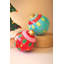 ENSEMBLE / 2 GRANDS ORNEMENTS DE BILLES DE NOEL COLORÉS