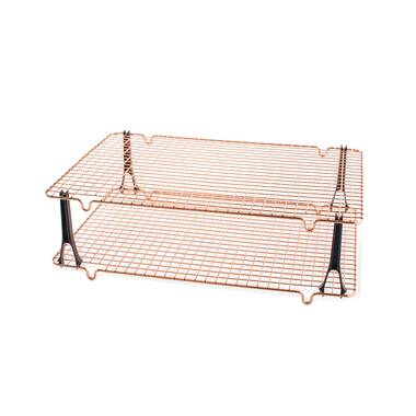 Nordic Ware Gold High Sided Half Sheet with Wire Rack