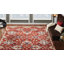 Wool Oriental Area Rug in Rust-1090724769