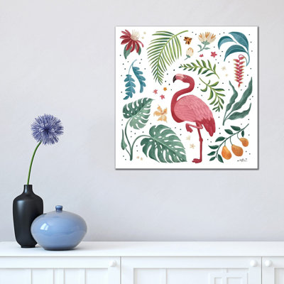 Jungle Love VI White by Janelle Penner - Wrapped Canvas Painting