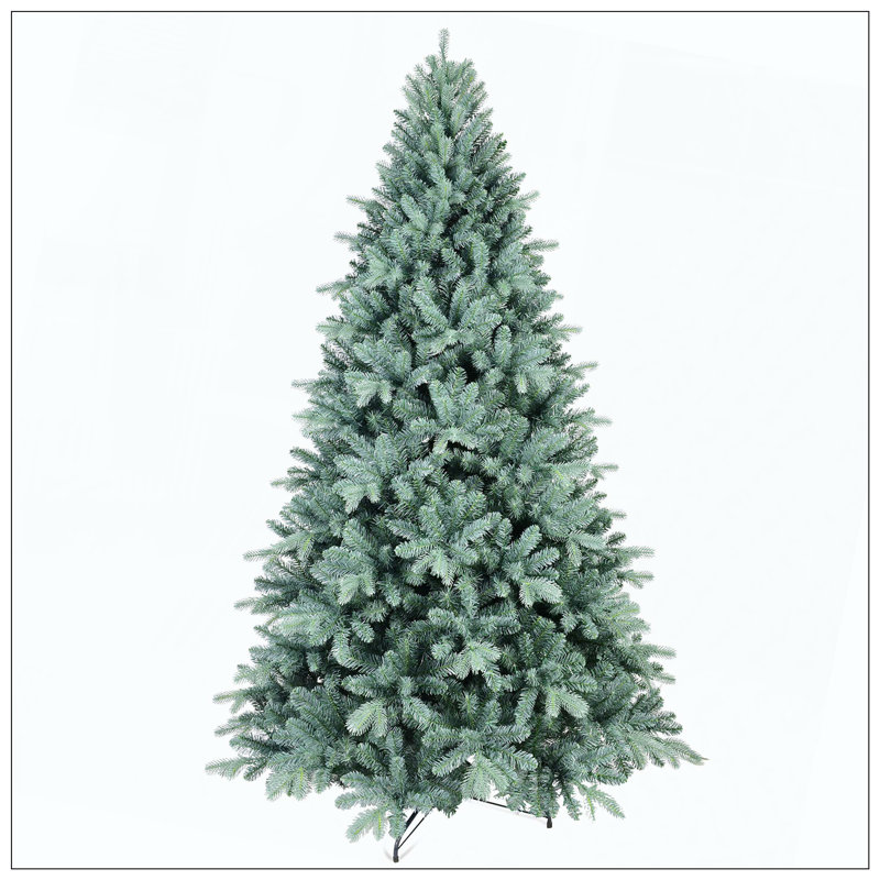 Arbre de Noël en PE / PVC - 3268 pointes, branches articulées, aspect naturel, support en métal stable, décoration des Fêtes facile à assembler