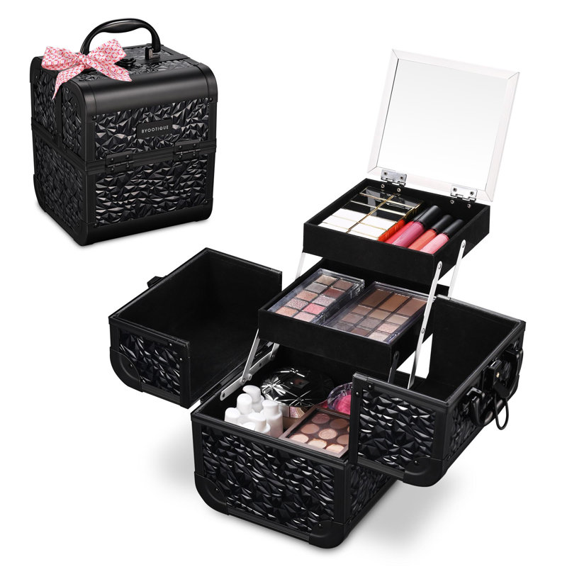 Organisateur de maquillage en aluminium Laerte, Sirène noire