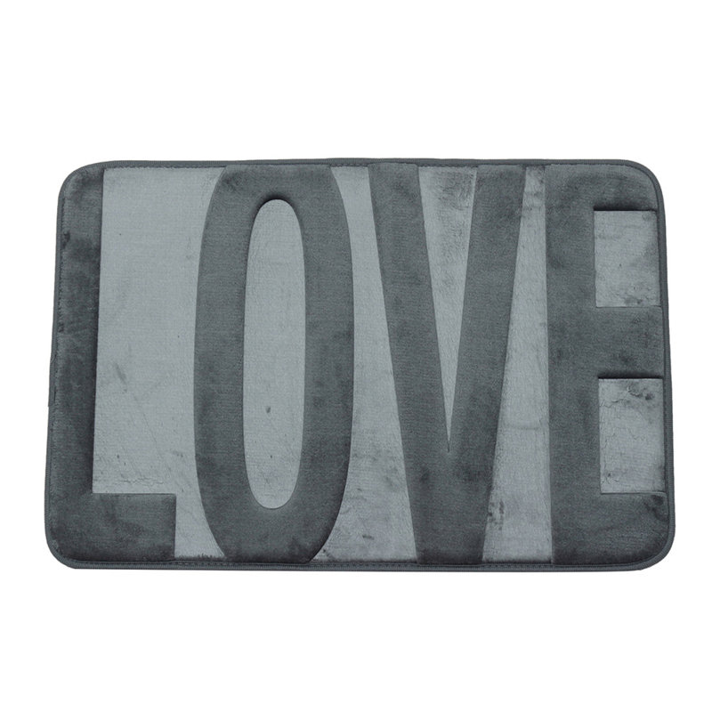 Almeera Non-Slip Bath Mat, Grey