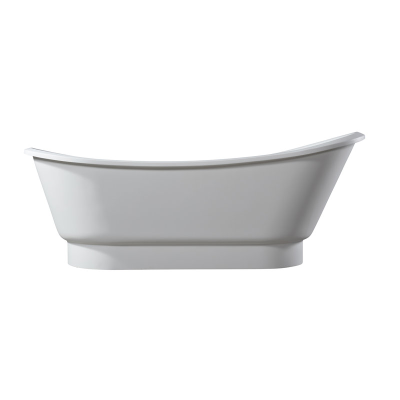 67'' x 30.75'' Soaking Solid Surface Bathtub