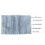 Tapis intérieur / extérieur gris en coton noué à la main 2 pi x 3 pi Rectangle Ombre