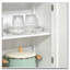 Petit buffet de 63 po avec huche, garde-manger à 4 portes, armoire de rangement autoportante avec tablette réglable pour salle à manger, salon, blanc