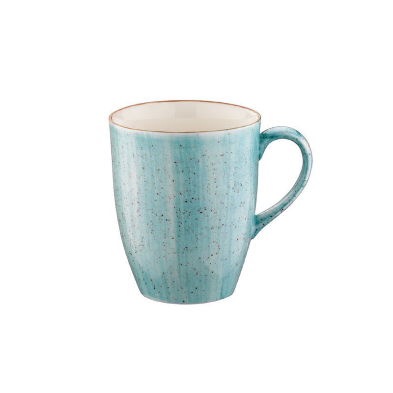 Porcelain Coffee Mug, Sea Blue