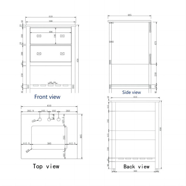 Dimensions du produit
