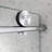 6076 Brushed Nickel Shower Door - With 70mm Pulleys, Soft Closing Adjustable, Nano Cleaning, Stick -proof, 5/16'' Tempered Glass, Bathroom, American Minimalist Design Fixed And Shifted Type, 304-118630715