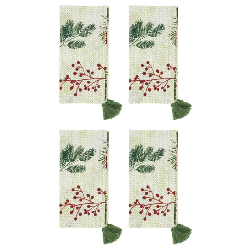 100% Cotton No Pattern Rectangle Napkin