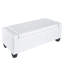 Banc rectangulaire, banc capitonné avec rangement
