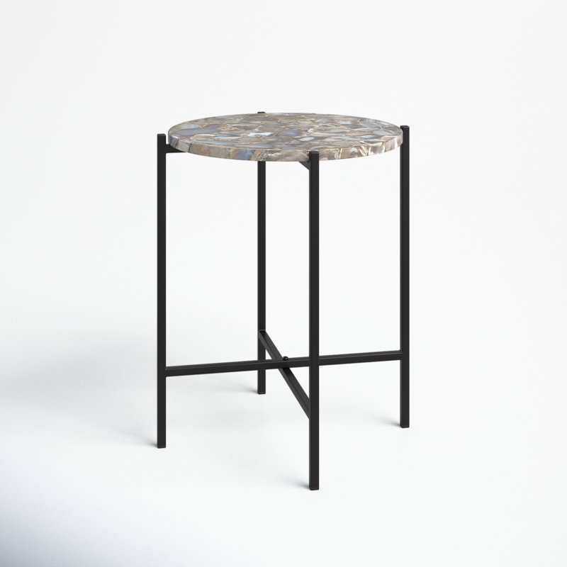 Delfina Stone End Table