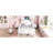 White Twin Platform Bed With Led Illumination, Multi-Functional Headboard, Guardrail And 2 Drawer Shelves In Finish Size Wood Built-In Led, Functional Compartments-1710237708