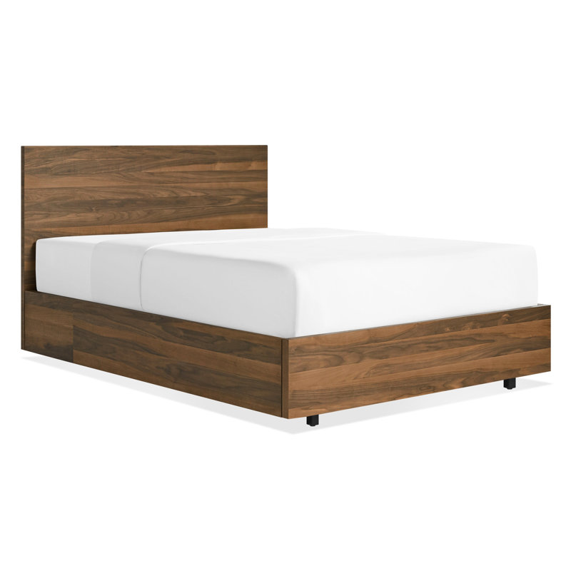 Homecoming Solid Wood Bed, Walnut, Queen