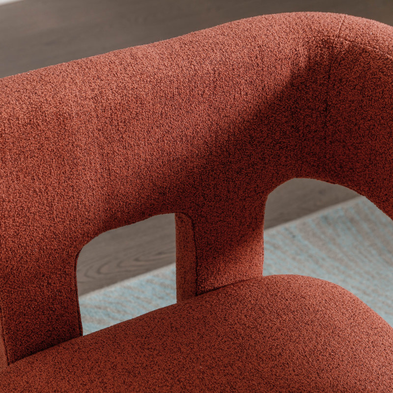 Fauteuil l 24,84 po Burnam, Orange