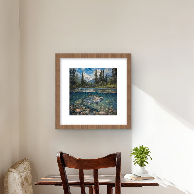 Up Close - Gray Framed Matted Print for Home Decor