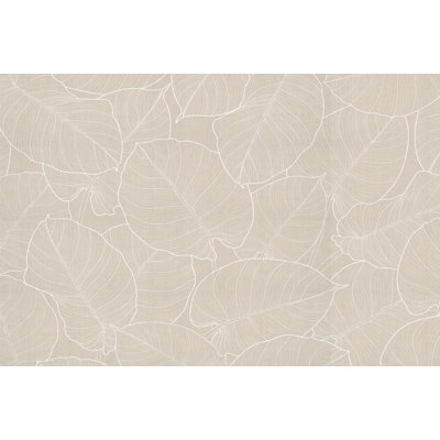 Alsiha Vinyl Machine Printed Area Rug