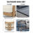 Assembly Free Sofa, Quick Assembly Coffee Table,Outdoor Aluminum Sofa Set, 5 Person Outdoor Seating Sofa, Wood Grain Veneer Sofa Set for Patio（Set of 4）-775662163
