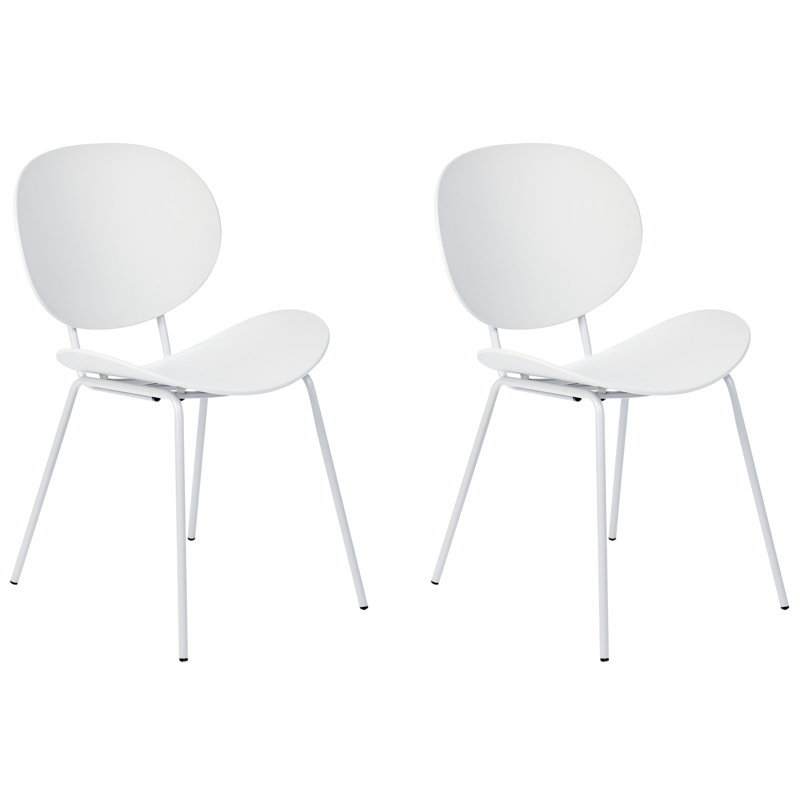 Lakra 44cm H Side Chair, White